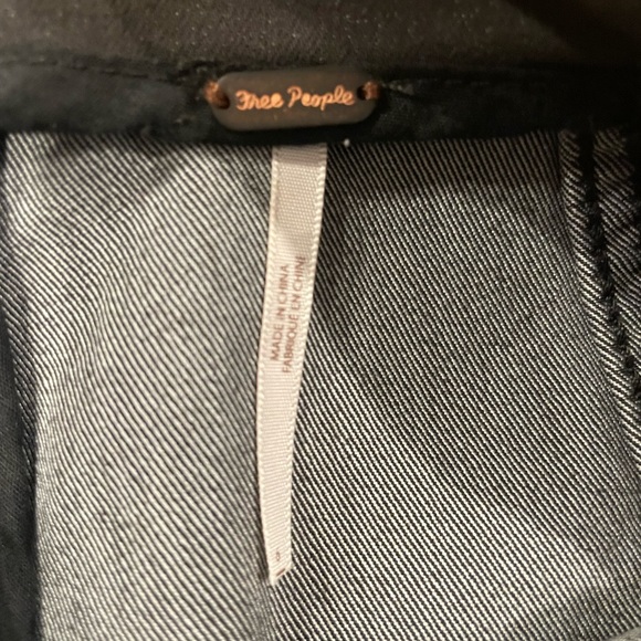 Free People Black Jean Skirt - Picture 2 of 6